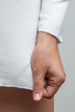 camiseta interior manga larga para mujer, señora algodón felpa afelpada, térmica, frío invierno